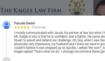 Kaigle Law 5 Star Rated Orlando Criminal Defense Attorney